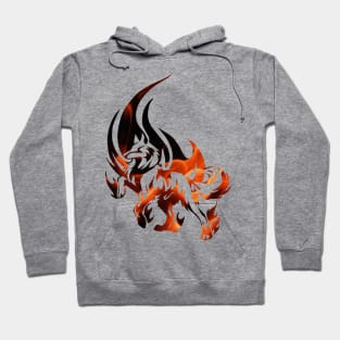 Fire wolf - Fenrir Loki's son Hoodie